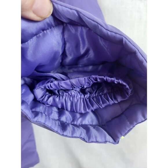 Osh Kosh B'Gosh Snow Pants infant Girls Purple Sz 12 mos Child Toddler Ski Bib - Picture 5 of 5